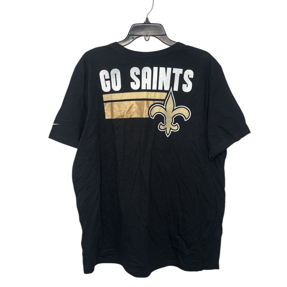 Nike Men’s XL Black New Orleans Saints Football T-Shirt, NWT - Picture 3 of 5